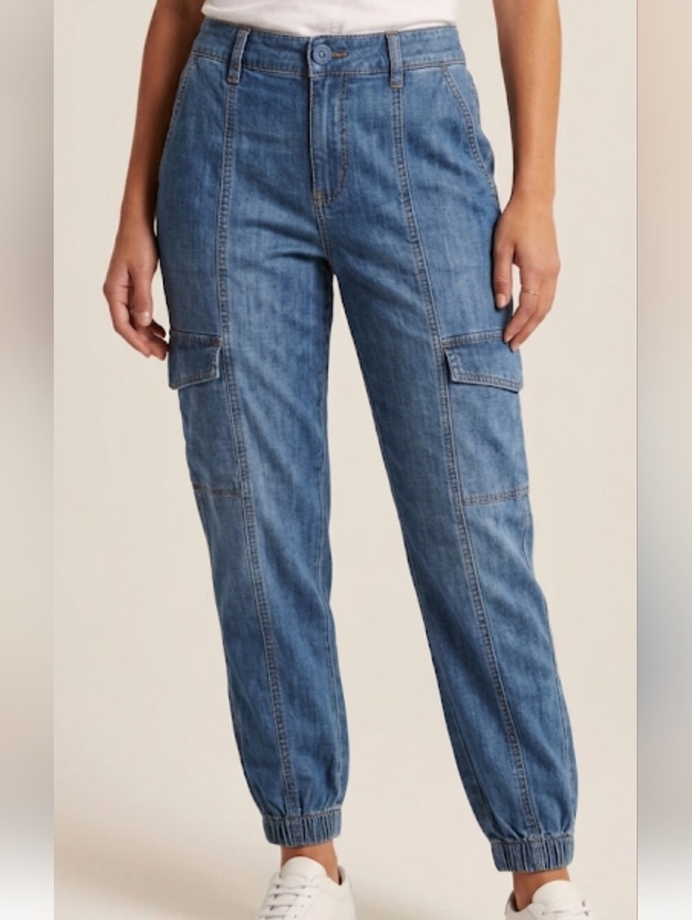 Sanctuary Modern Supply Women's‎ Pants Sz 29 Blue Denim Cargo NWT